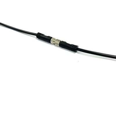 Het Type van de Draadnoten van metaalmini screw waterproof connector IP68 M8