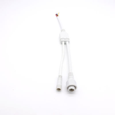 Buitengelijk LED-licht PVC waterdicht Y-connector IP68 2 Core kabelconnector