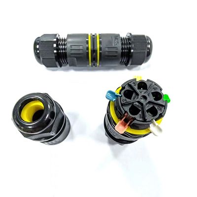 M25 Sraight Nylon PA66 5P Waterdicht Power IP68 Connector voor Outdoor LED