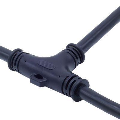 IP68 waterdicht T-type aansluiting 250V 10A Nylon/PVC stekker