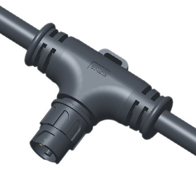 IP68 waterdicht T-type aansluiting 250V 10A Nylon/PVC stekker