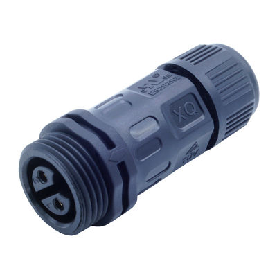 Mannelijke achterpaneel montage stopcontact M20 2-4 pin schroef type waterdicht LED IP67 connectoren