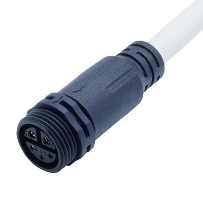 Mannelijke achterpaneel montage stopcontact M20 2-4 pin schroef type waterdicht LED IP67 connectoren