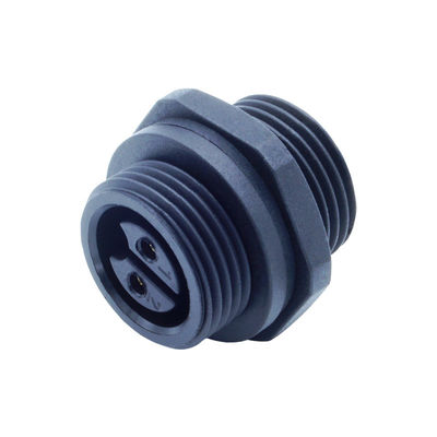 Mannelijke achterpaneel montage stopcontact M20 2-4 pin schroef type waterdicht LED IP67 connectoren