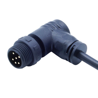 PA66 schroeftype waterdicht aansluiting M12 Ellebogenkop voor elektrische stroom IP68