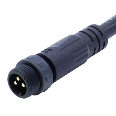 PA66 schroeftype waterdicht aansluiting M12 Ellebogenkop voor elektrische stroom IP68