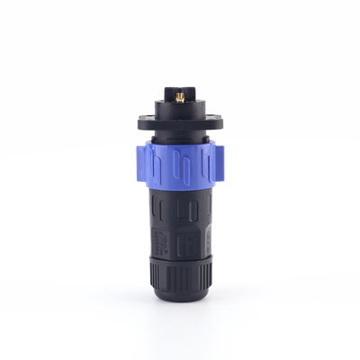 IP67 Paneelmontage Stekker M25 Zelfborgend Buiten LED Licht Waterdichte Stroomconnectoren