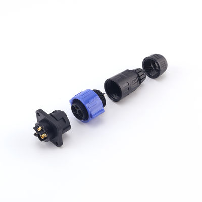 IP67 Paneelmontage Stekker M25 Zelfborgend Buiten LED Licht Waterdichte Stroomconnectoren
