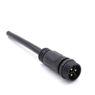 China Fabriek PVC Nylon IP68 Waterdichte connectoren M20 3+3 3+2 Core Groene verlichting Waterdichte stekker