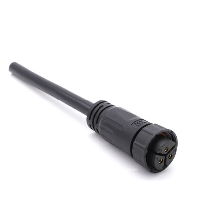 China Fabriek PVC Nylon IP68 Waterdichte connectoren M20 3+3 3+2 Core Groene verlichting Waterdichte stekker
