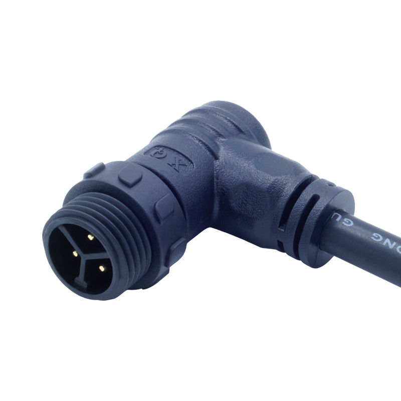 PA66 Schroeftype waterdicht aansluiting M16 Ellebogenkop voor elektrische stroom IP68