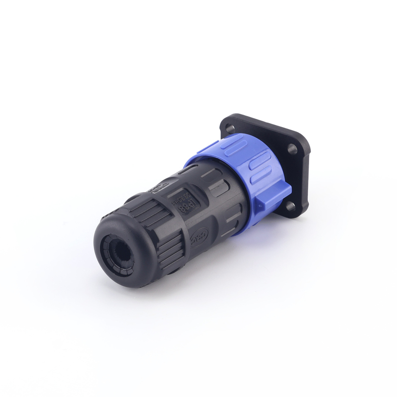 IP67 Paneelmontage Stekker M25 Zelfborgend Buiten LED Licht Waterdichte Stroomconnectoren